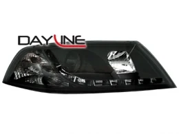 Faros Luz Diurna Skoda Octavia Ii 04-09 Negro
