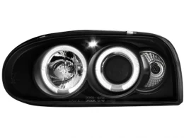 Faros Vw Golf Iii _ 2 Angel Eyes _ Negros _ Rhd