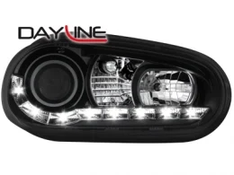Faros Luz Diurna Vw Golf Iv__Negro