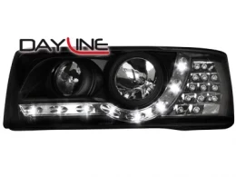 Faros Luz Diurna Vw T4 90-03 _ _ Negro