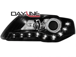 Faros Luz Diurna Vwpassat 3c 05+ _ _Negros
