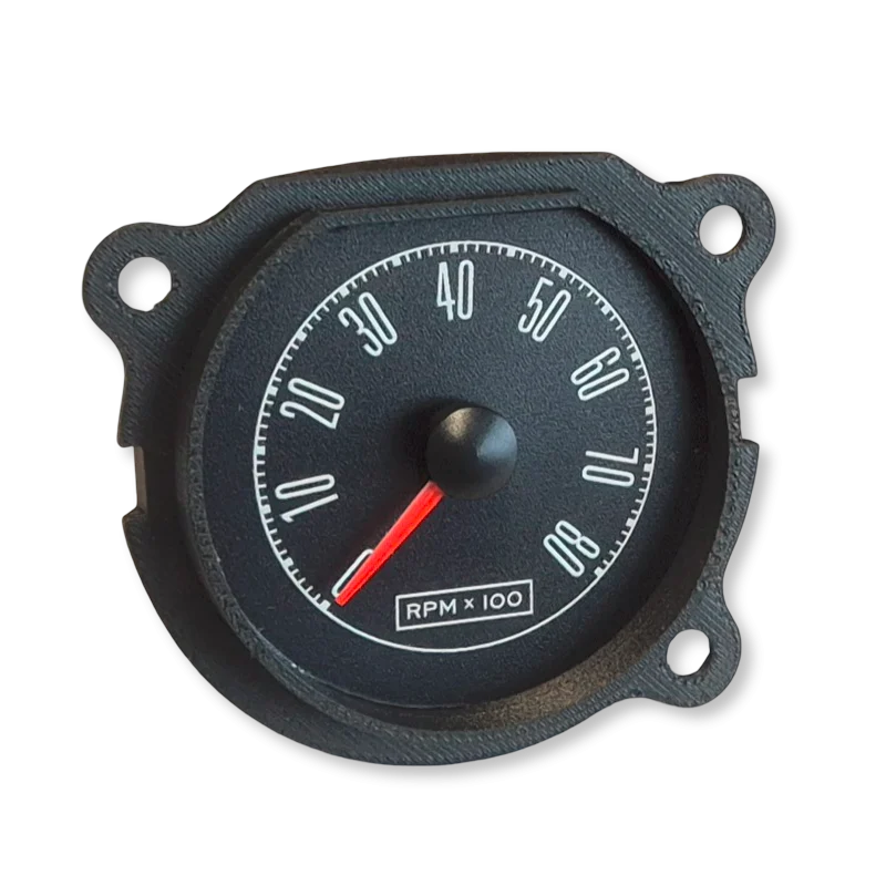 Tacómetro integrado en el tablero del Mustang 67-68
