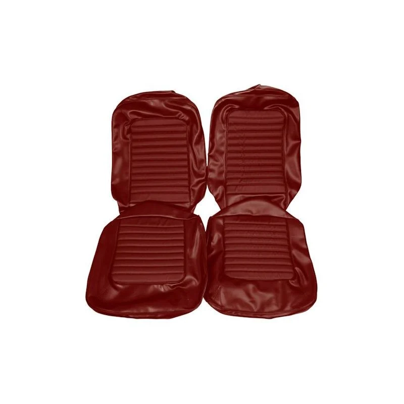 Tapicería roja - juego completo - Estándar - Fastback 66