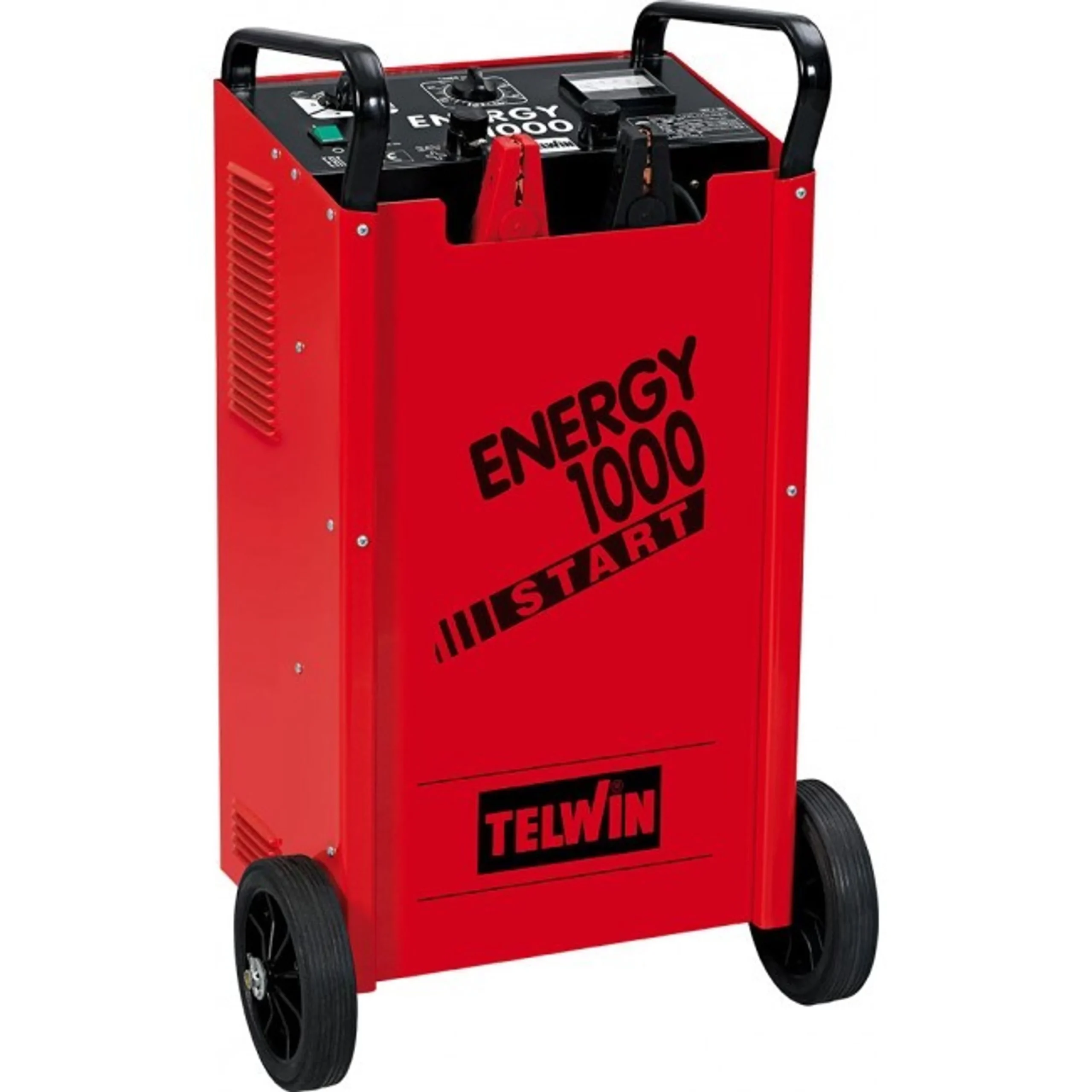 TELWIN ENERGY 1000 START - Cargador de batería móvil con refuerzo de arranque de 1000 amperios