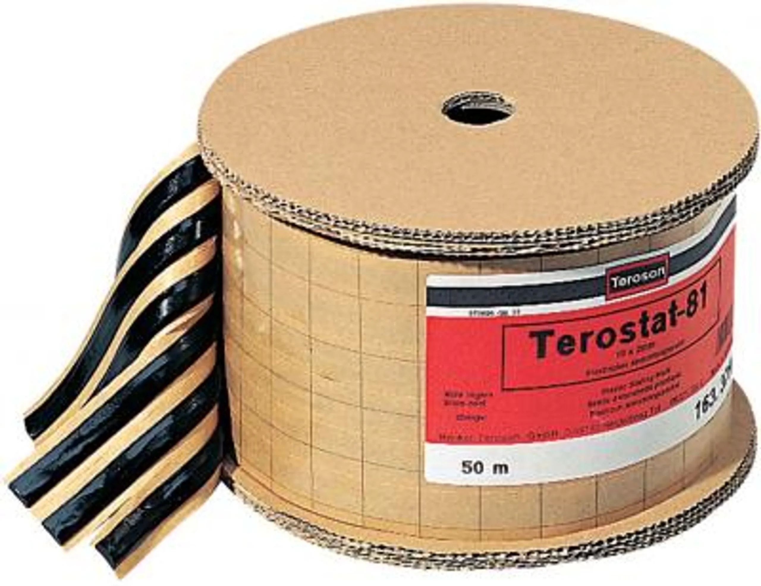 Terostat 81 Cinta selladora negra en rollo