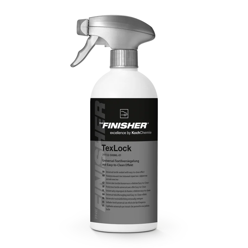 The Finisher TexLock – Limpiador y Protector Textil para Interior de Coche