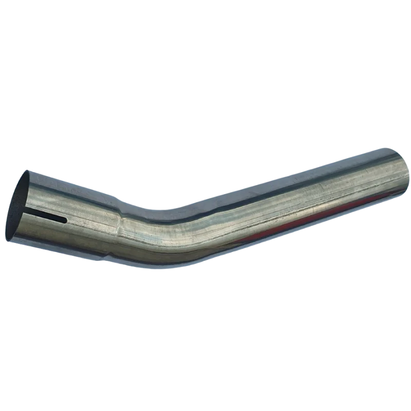 Tubo de escape universal de acero inoxidable acodado de 2" 36cm