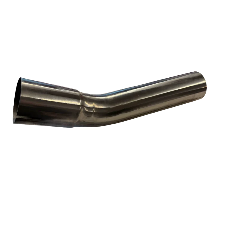 Tubo de escape universal de acero inoxidable en ángulo de 2,5 pulgadas