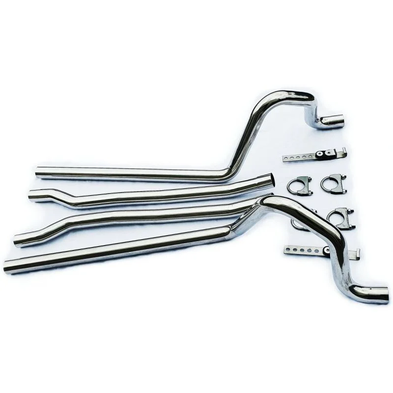 Tubos de escape de acero inoxidable, juego de 2" 464-70