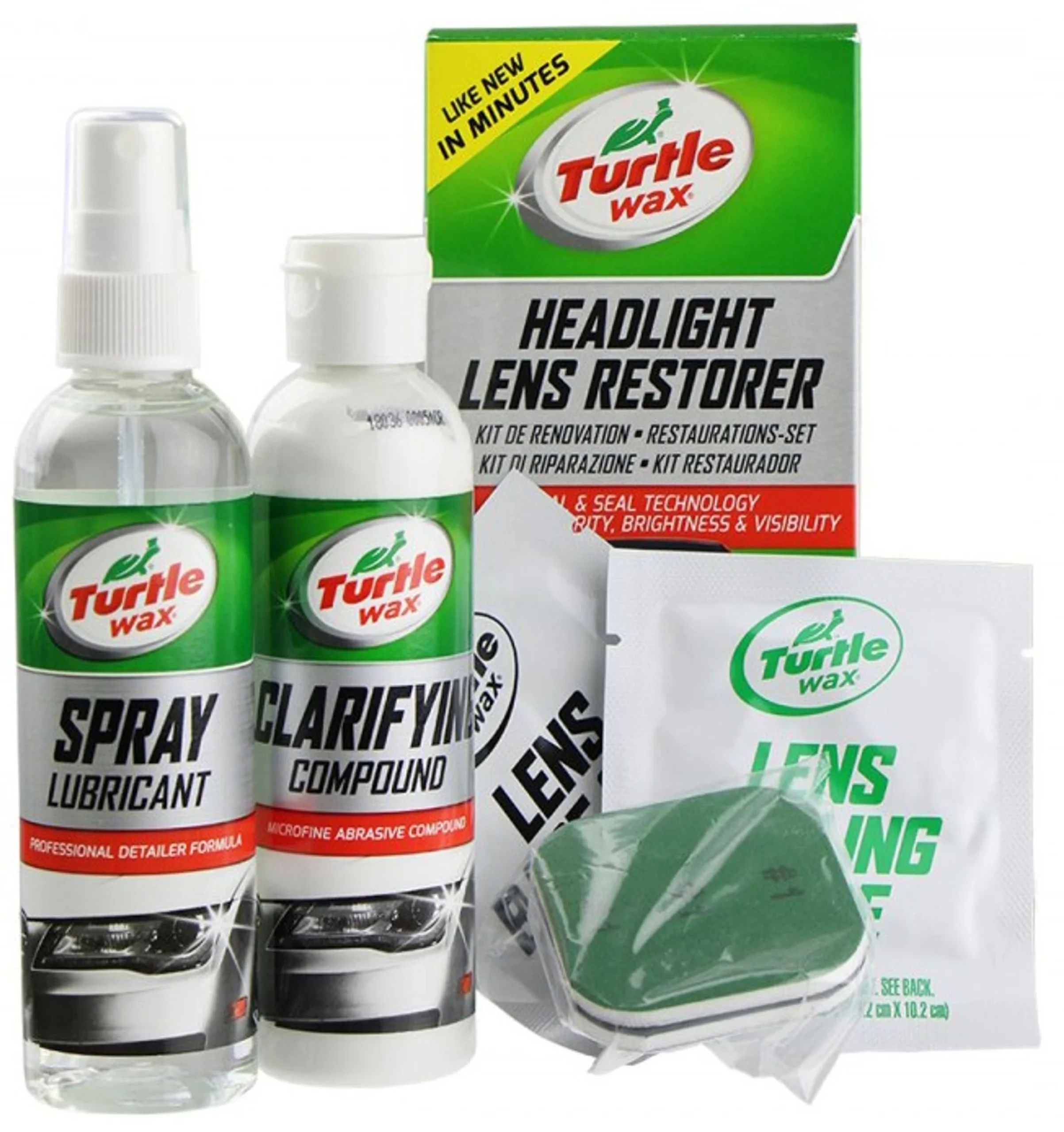 Turtle Wax Juego de reparación de faros