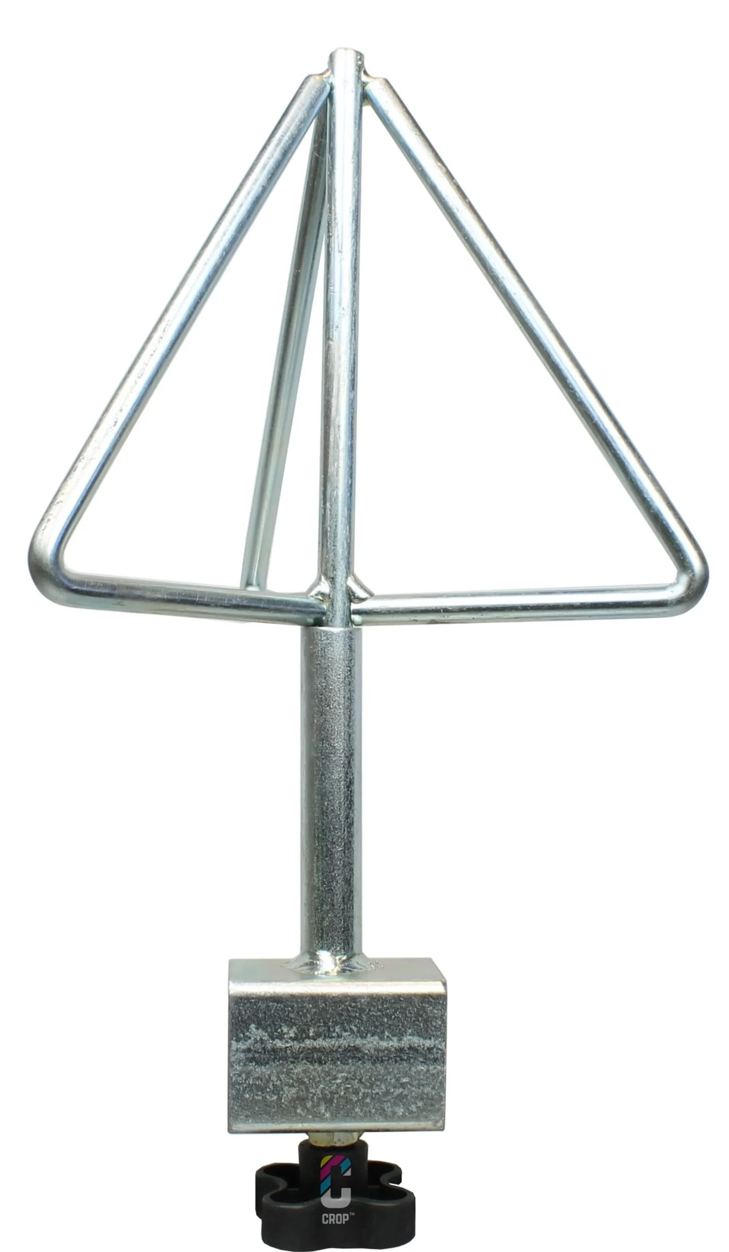 Abrazadera de llanta para soporte de pulverización