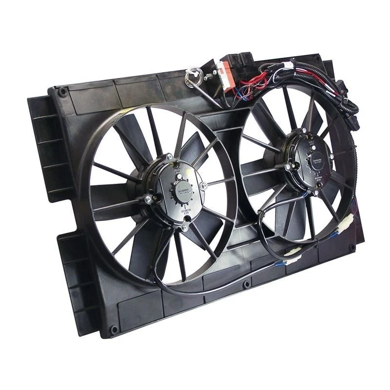 Cubierta del radiador con ventiladores eléctricos para radiador original de 24" 67-70