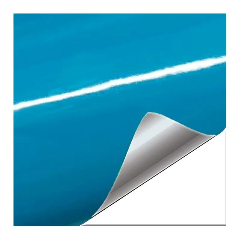Vinilo azul Miami estilo Porsche 100 x 150 cm