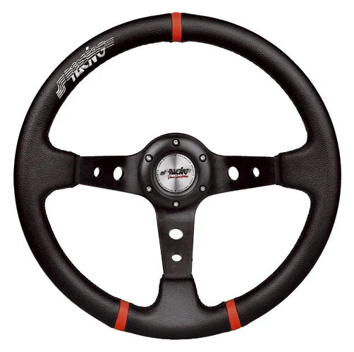 Volante Gravel Eco Piel Negra Caliz 9cts