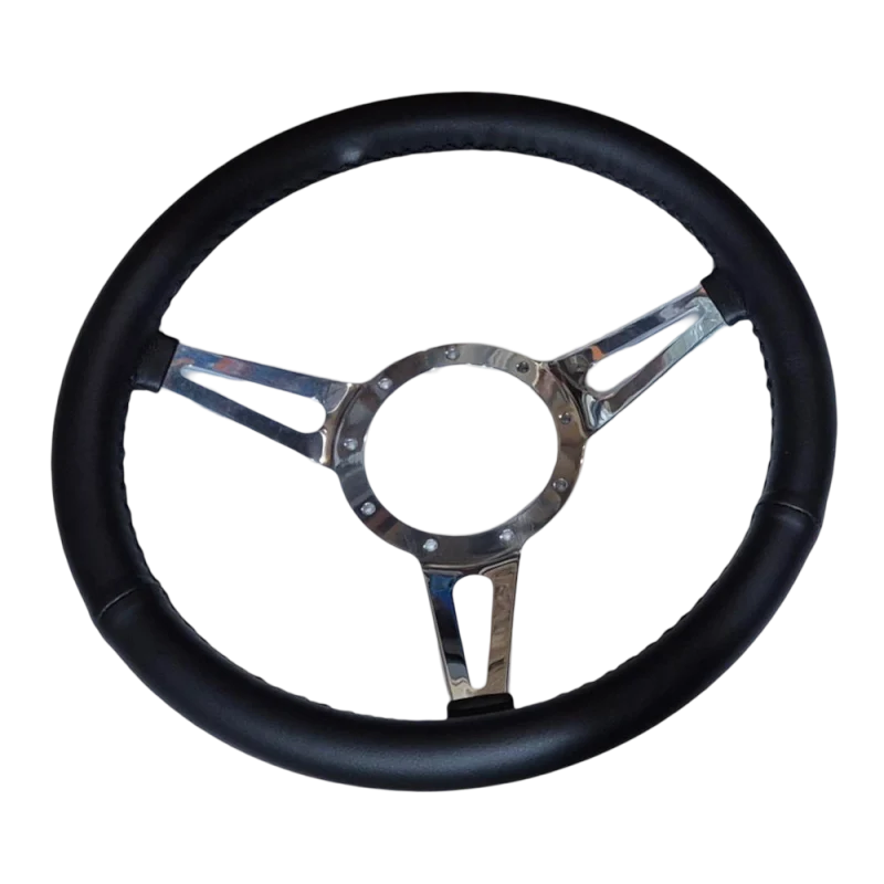 Volante cuero negro 14" 65-73