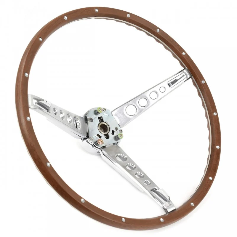 Volante de madera Pony, completo 65-66