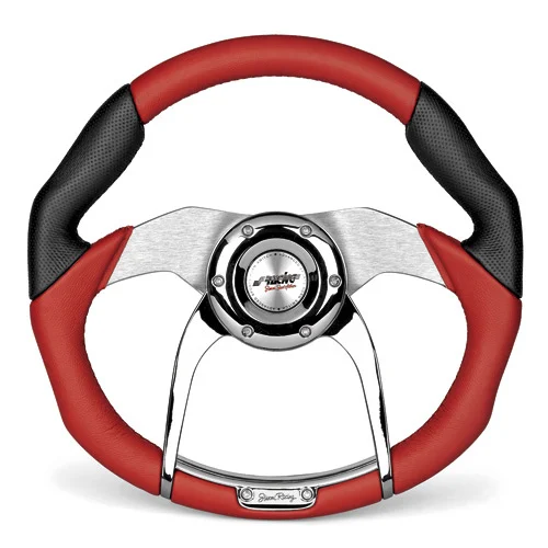Volante Simoni Torque Piel Lux Roja