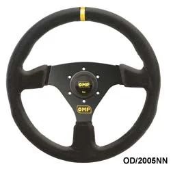 Volantes Targa 330:Volante Plano De 3 Brazos Anodizados Negros. Con Pulsador De Claxon. Diámetro: 330 Mm Empuñadura: Oval 37x24