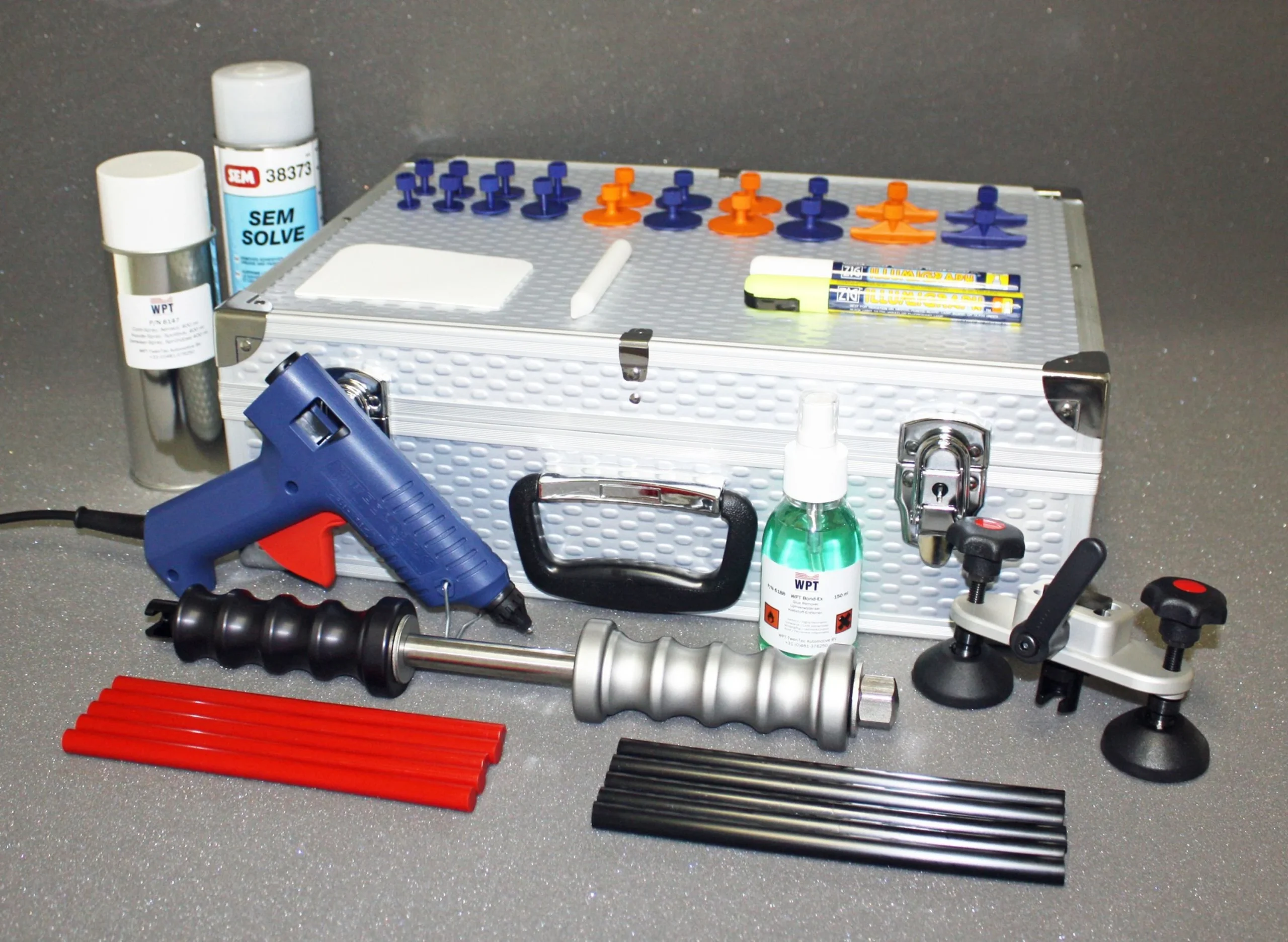 WPT (WP6180-SE) Dent Combi - Kit con Extractor + Martillo Edición Plata